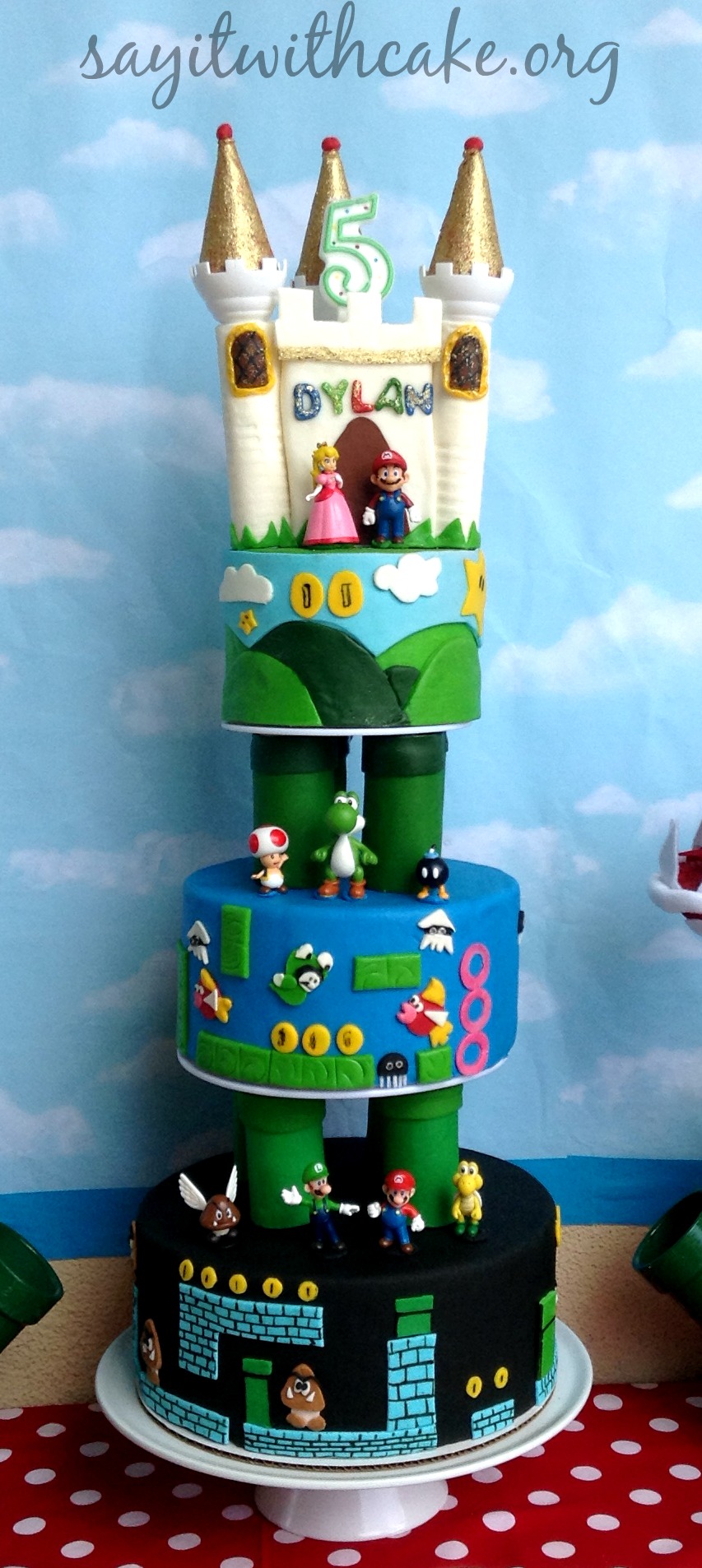 Super Mario Bros Party | Say it With Cake