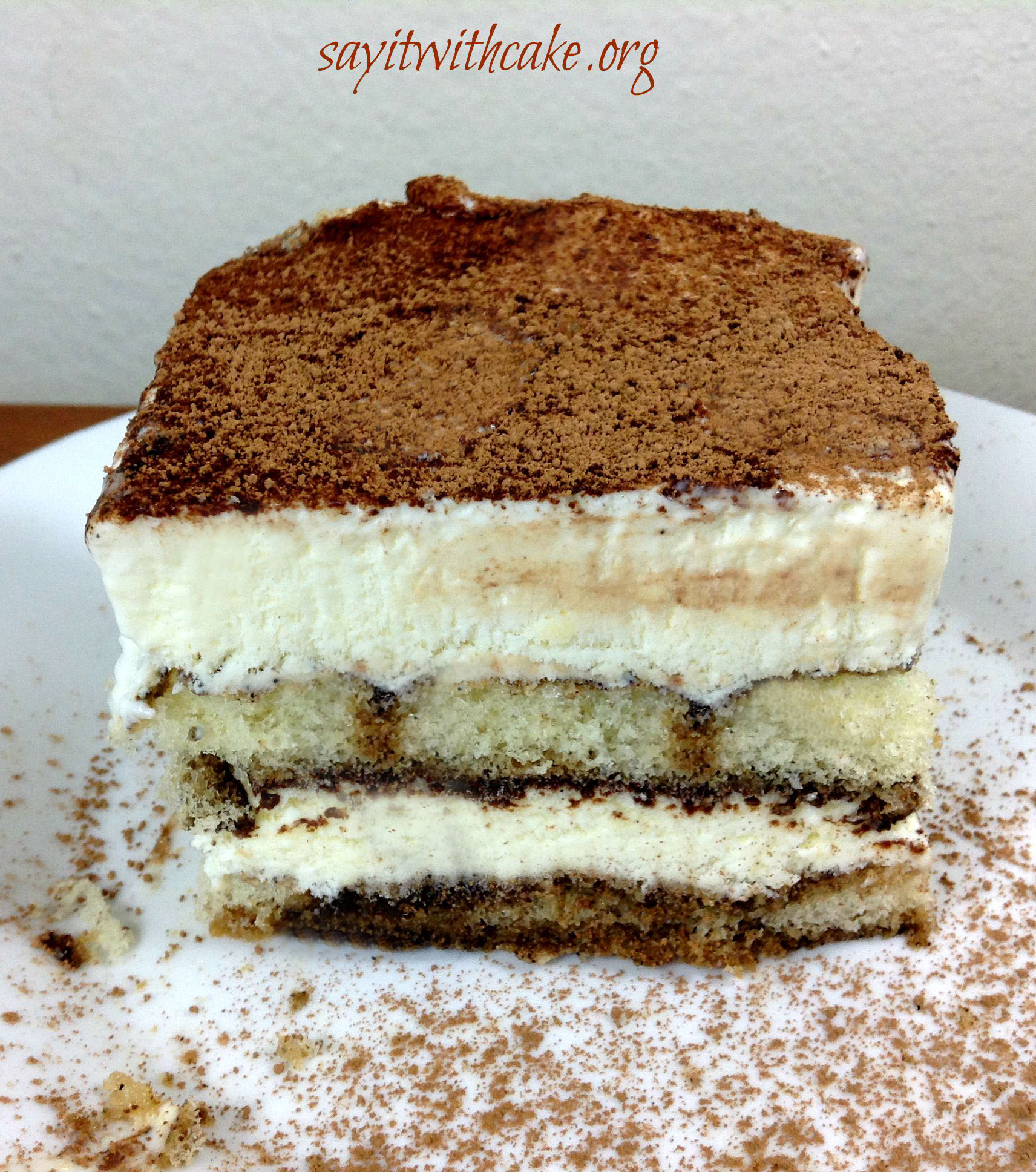 Tiramisu – Say it With Cake