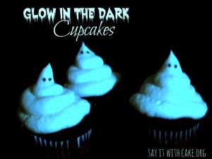 Glow in the dark cupcakes