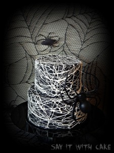 Spider Web Cake
