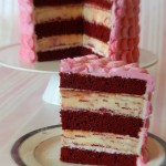 red velvet raspberry swirl cheesecake cake