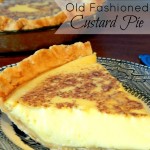 old fashioned custard pie by sayitwithcake