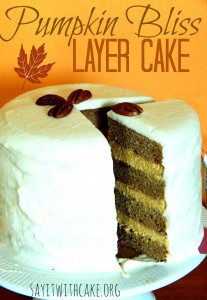 pumpkin spice layer cake