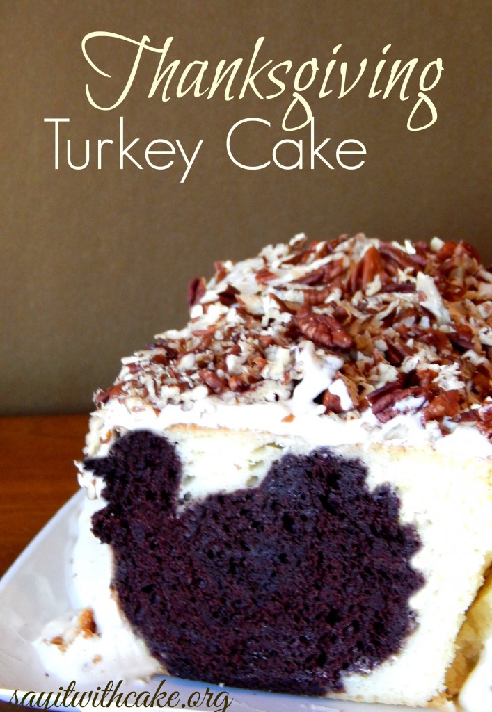 Thanksgiving Turkey Cake with Surprise inside