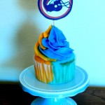 Bronco's cupcake for Superbowl