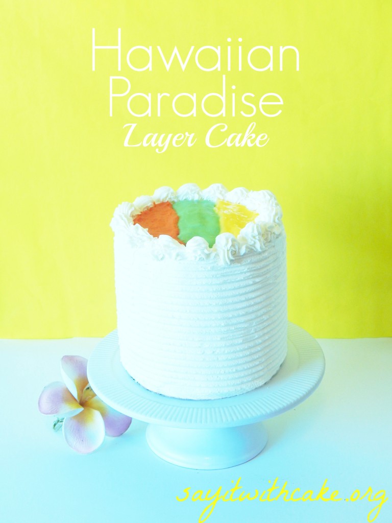 Hawaiian Paradise layer cake