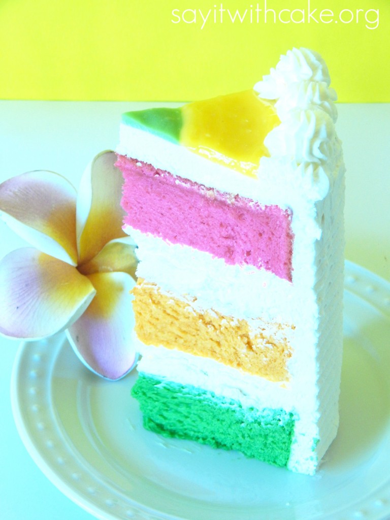 Delicious Hawaiian Paradise Layer Cake
