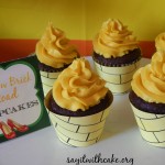 Yellow brick road cupcakes