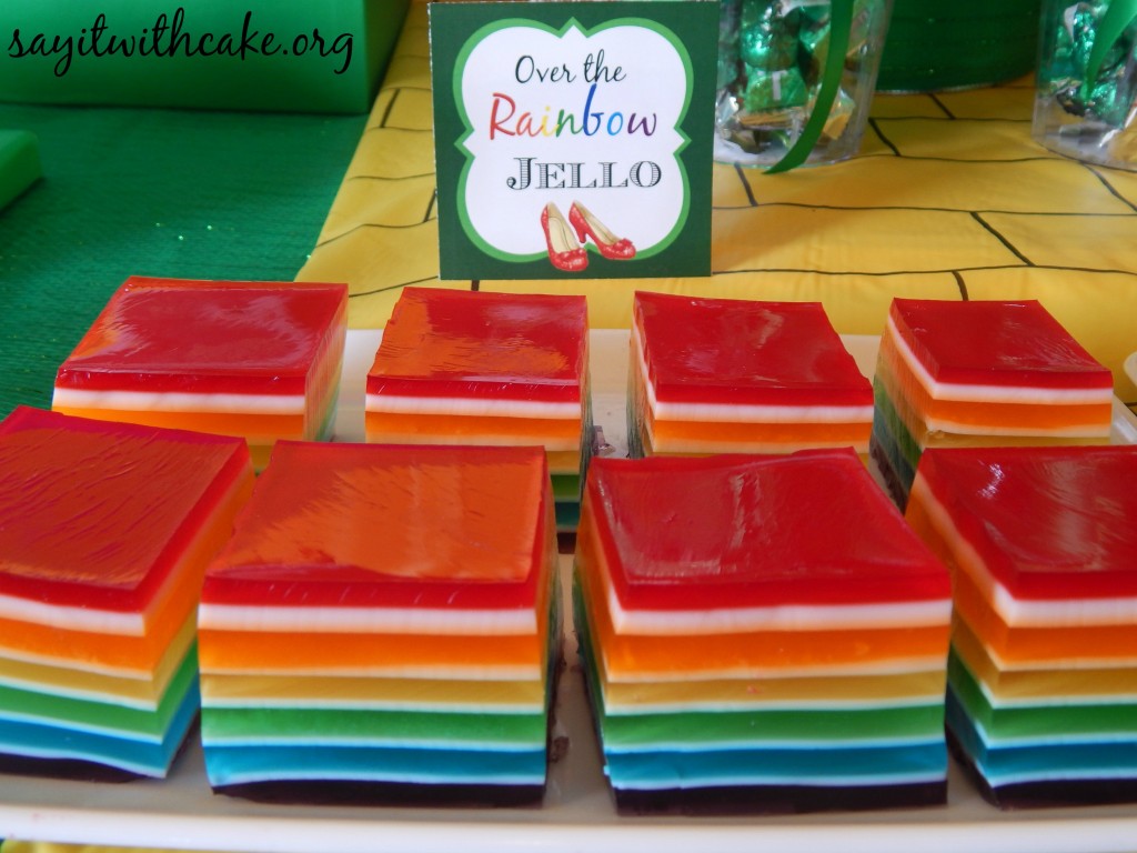 rainbow jello