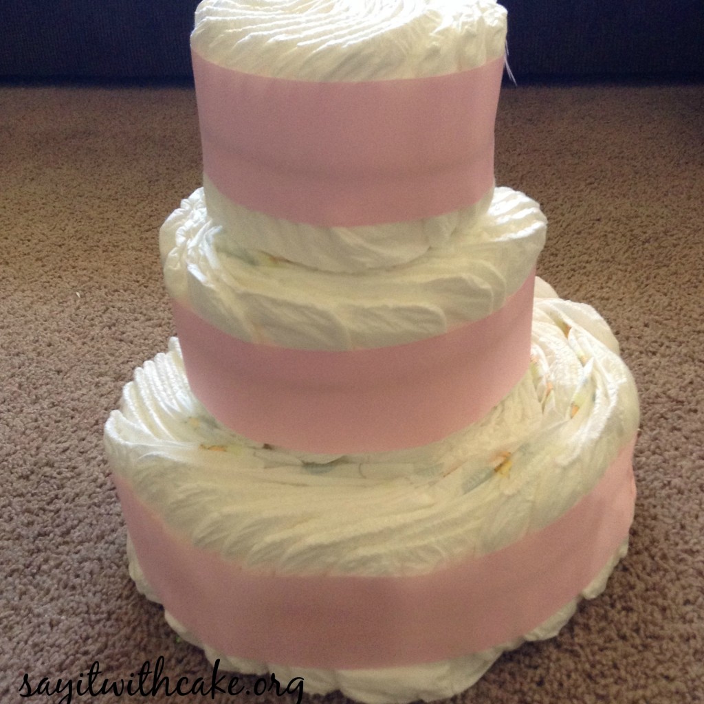 how to make a diaper cake