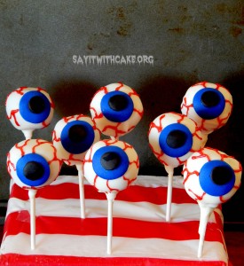 eyeball cake pops