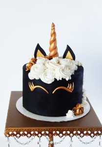 Black Unicorn Cake | Say it With Cake